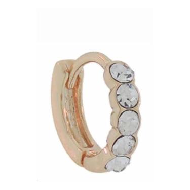 Imagem de Piercing Hélix Argola Clicker Cartilagem Orelha 6mm Pvd Gold dourada -
