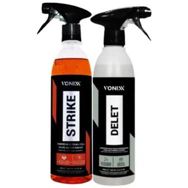 Imagem de Kit Delet Strike Limpador Automotivo Borrachas Vonixx
