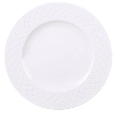 Imagem de Prato de Porcelana Branca 27cm Raso Jantar Tramontina Ingrid Cozinha Servir Entradas Mesa Posta