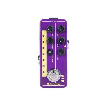 Imagem de Pedal PréAmplificador Mooer UK Gold PLX M019 para Guitarra Dois Canais
