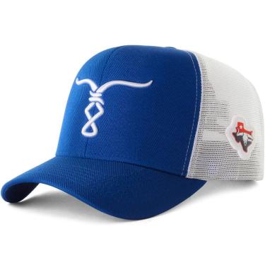 Imagem de Boné Bão Nu Mundo  - Touro  - Azul Royal e Branco