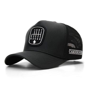 Imagem de Boné Sacudido`s - Caminhoneiro - Texturizado Preto