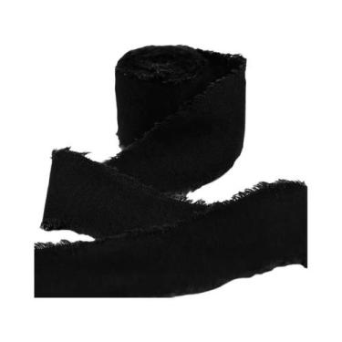 Imagem de Fita De Algodão E Linho Com Bordas Desfiadas, 4CMx5M, Para Convites De