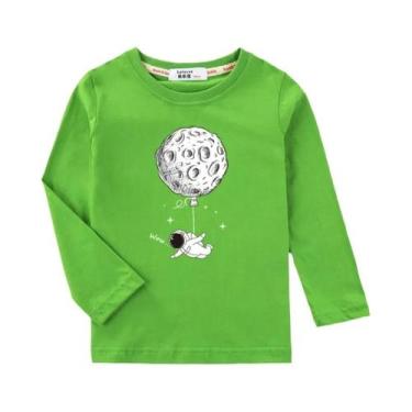 Imagem de Camiseta De Astronauta Para Meninos, Manga Comprida, Primavera, Outono