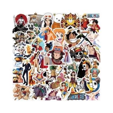 Imagem de Adesivos De Anime One Piece 50/100pcs, Decalques De Desenhos Animados 