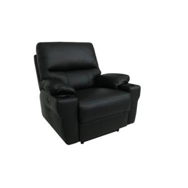 Imagem de Poltrona Papai Elétrica Couro Natural com carregador USB - Mempra, 450