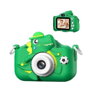 Imagem de Câmera Digital Infantil 32G 1080p HD Com Tela, Brinquedo De Dinossauro