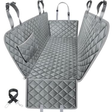 Imagem de URPOWER Capa de assento para cães 100% à prova d'água, capa de assento para animais de estimação, rede 600D, resistente, à prova de arranhões, antiderrapante, durável, macia, para carros, caminhões e