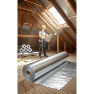 Imagem de Manta Térmica Dupla Face 25m² Telhado Alumínio - Congratulations Store