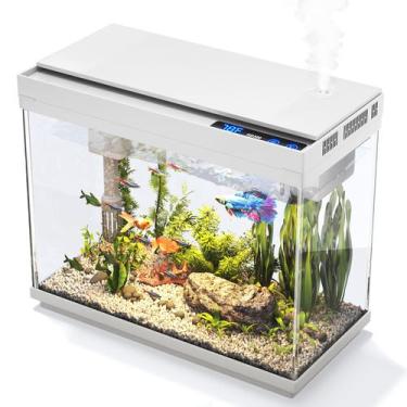Imagem de Aquário Vehipa de 9,5L com Umidificador, LED e Bomba