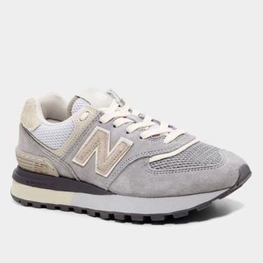 Imagem de Tênis Couro New Balance NB 574 Legacy, Cinza, 38