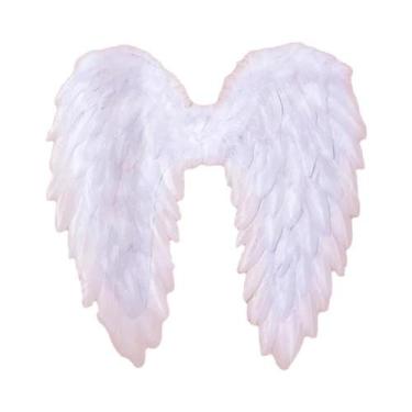 Imagem de Fantasia De Anjo E Diabo Com Asas De Penas Para Crianças E Adultos, Co
