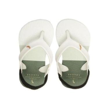 Imagem de Chinelo Reserva Infantil Branco-Masculino