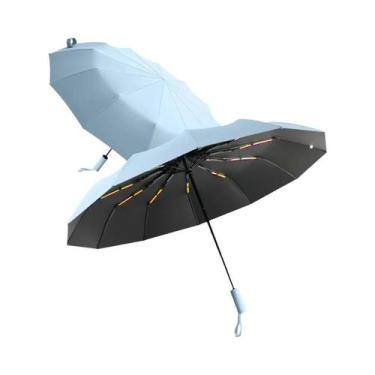 Imagem de Guarda-chuva Automático Grande Com 24 Varetas, Proteção Solar UV, Dupl