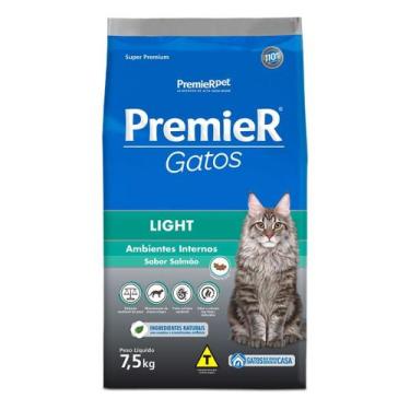 Imagem de Ração Premier Light Gatos Adultos 7,5 Kg - PREMIER PET, 3014-024