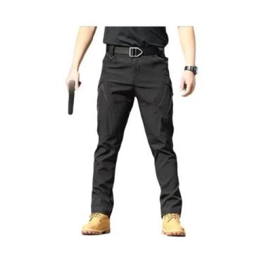 Imagem de Calças Táticas Masculinas M-5XL - Elásticas para Caminhada, Camping e 