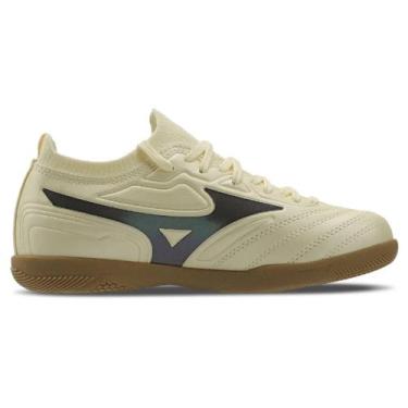 Imagem de Chuteira Futsal Mizuno Regent In Junior - Masculino - Bege, 32