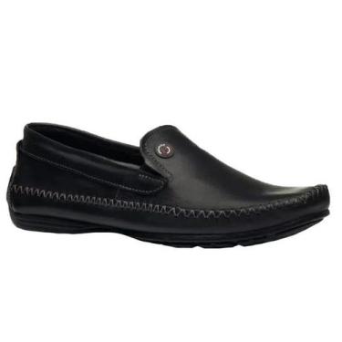 Imagem de Sapato Mocassim Pegada 140771 Masculino, Preto, 39