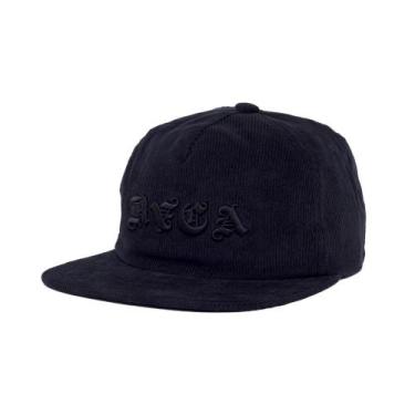 Imagem de Boné RVCA Aba Reta Benji Old E Claspback SM25 Preto, Preto, Único