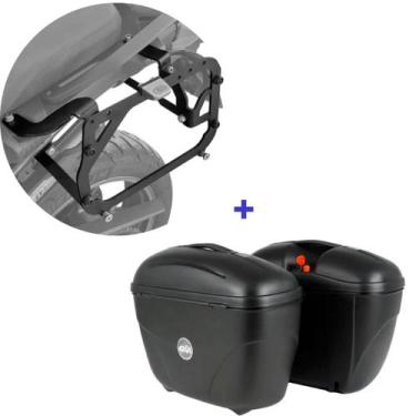 Imagem de Par Baú E21 Givi + Suporte Baú Lateral Bmw F750gs/F850gs 2018+ Scam Sp