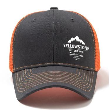Imagem de Boné de Beisebol Masculino da Fazenda Dutton de Yellowstone, Laranja