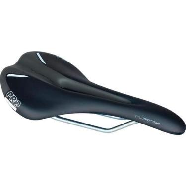 Imagem de Selim Turnix Crmo Vazado Preto/Cinza - Pro, Preto, Cinza, M