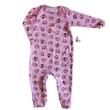 Imagem de Macacão bebê/infantil cotton estampado 2 peças - macacão e bandana - S