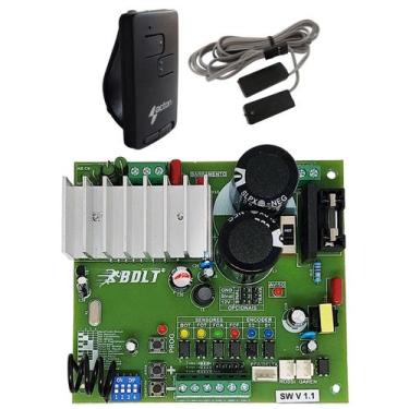 Imagem de Kit central bolt portão abre rapido 4 seg 1 tx uno acton e fim de curs