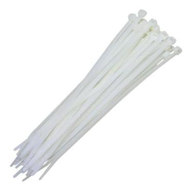 Imagem de Abraçadeira Nylon 150x3,6mm Branco 100 Peças - Brasfort
