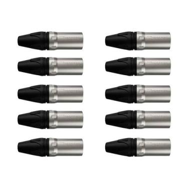 Imagem de Kit Conector Xlr Macho Wc 1013 (10un) Wireconex