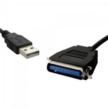 Imagem de Cabo USB Para Paralelo 36 Pinos 1,8M Preto Storm
