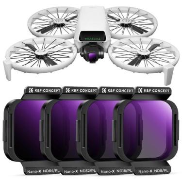 Imagem de Kit 4 Filtros K&F Concept ND/PL para DJI Flip - 2368