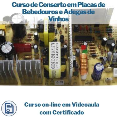 Imagem de Curso on-line em videoaula de Conserto em Placas de Bebedouros e Adegas de Vinhos com Certificado