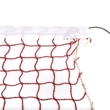 Imagem de Hakeeta de rede de badminton, malha portátil interna/externa, série profissional, para treinamento de entretenimento de esportes ao ar livre (21,3 0,5 m) (vermelho)
