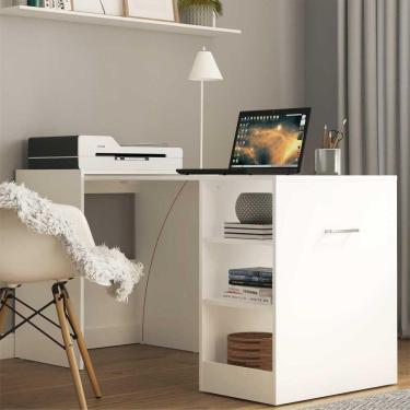 Imagem de Escrivaninha Mesa Dobrável Ibiza Multimóveis Branca