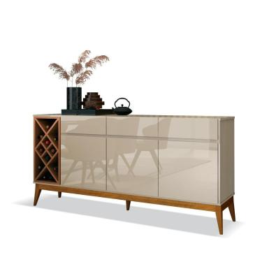 Imagem de Buffet Passion Off White/Cedro Natural EDN Móveis