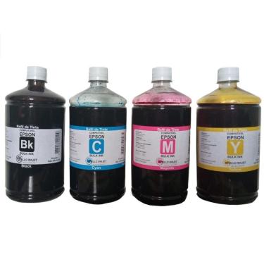 Imagem de Kit 5 Litros Tinta Genérica APOLLO INKJET P/ Impressora Epson Workforce Wf-c5790 Wf-c5290 Wf-c5710 Corante
