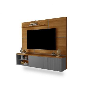 Imagem de Painel Home Rivoli Com Portas de correr TV até 75 Polegadas Luapa Móveis