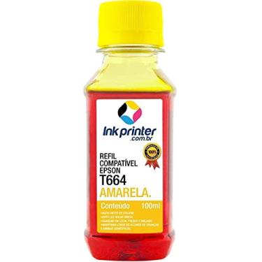 Imagem de Tinta para Epson L565 - Amarelo - Compatível Inkprinter (t664-100ml)