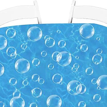 Imagem de 81 peças de decoração de bolhas transparentes para festa de bolha para decoração de mesa de aniversário debaixo do mar chá de bebê sereia subaquático festa de casamento temático oceano peças centrais (branco, 81 peças)