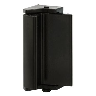 Imagem de Prime-Line F 2580 Plástico preto, trava e puxador para janela deslizante (embalagem única)