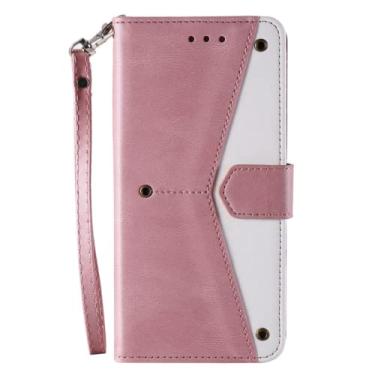 Imagem de Confortável PU+TPU Capa de celular Para Samsung Galaxy S10 S9 S8 Plus E 4G Capa retalhos Estudado À prova de choque titular do cartão Carteira cabine Parachoque(Pink,S9 Plus)