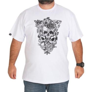 Imagem de Camiseta Hd Skull Flow Tamanho Especial - Hawaiian Dreams - Hd