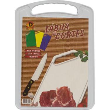 Imagem de Tabua De Carne De Plastico 25X18 Cm Corte Legumes, Carne, Churrasco, A