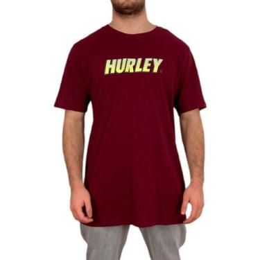 Imagem de Camiseta Hurley Fastlane Vinho - Masculina