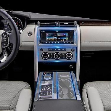 Imagem de LAVIYE Interior do carro GPS navegador console central TPU transparente película protetora Filme anti-risco, para Land Rover Diseovery 5 2017-2020
