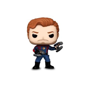 Boneco Funko Pop Star Lord 198 Guardiões Da Galáxia Marvel