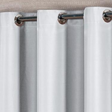 Imagem de Cortina Blackout Para Sala Ou Quarto 3,00m X 2,80m Premium Blecaute Escritório Bloqueia o Sol 100% (Branco)