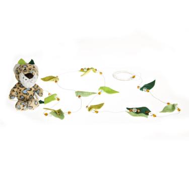Imagem de Pingente De Cortina Floresta Onça Quarto Beb�� Infantil (unida