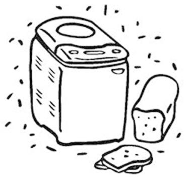 Imagem de Manual de instruções para máquina de fazer pão Oneida OBM1018 Manual de instruções e receitas [pente de plástico...